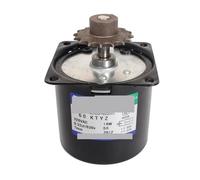 ZXAOMMBEA Motor síncrono 14W 220V 60KTYZ Eje Central 7/8 mm con Engranaje 5/7/10(2.5rpm 8mm 12teeth)