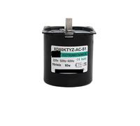 ZXAOMMBEA Motor síncrono 80KTYZ Eje excéntrico de CA 220V 60W 5rpm -110rpm imán Permanente Baja Velocidad(110rpm)