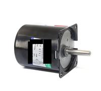 ZXAOMMBEA Motor síncrono de imán Permanente Alto par 68KTYZ 28W 220V AC Eje excéntrico eléctrico Reductor Engranajes Metal 7 mm(E 15rpm)