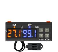 ZXAOMMBEA STC-1000 STC-3028 STC-3008 higrómetro Digital Controlador de Humedad termómetro Sensor Calentador refrigerador 24V/220V(STC-3008 DC12V)