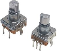 ZXAOMMBEA Switch codificador 5pcs EC11 Interruptor del con el Interruptor botón Push Gire a la Izquierda o Derecha Restablecimiento de restablecimiento rotativo 5 Pin ADEREZO Tipo Eje 11 mm