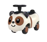 Zxarunas Coche sin Pedal Los niños montan en Juguetes Wiggle Car con Almacenamiento Debajo del Asiento 4 Ruedas Swing Cars for Preescolar Juguete Interior al Aire Libre Twister Coche(Bruin)