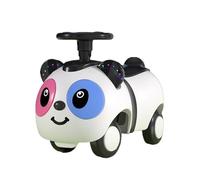 Zxarunas Coche sin Pedal Los niños montan en Juguetes Wiggle Car con Almacenamiento Debajo del Asiento 4 Ruedas Swing Cars for Preescolar Juguete Interior al Aire Libre Twister Coche(Weiß)