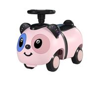 Zxarunas Coche sin Pedal Los niños montan en Juguetes Wiggle Car con Almacenamiento Debajo del Asiento 4 Ruedas Swing Cars for Preescolar Juguete Interior al Aire Libre Twister Coche(Rose)