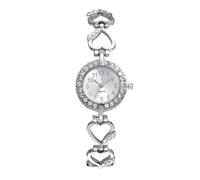 Zxarunas Relojes Moda Relojes de Lujo for Mujer, Elegante Reloj de Pulsera de Cuarzo con Diamantes y Banda en Forma de corazón, Perfecto for Uso Diario. Reloj de Pulsera