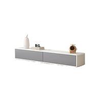 Zxarunas Soporte Flotante Moderno for TV, Consola montada en la Pared con Puertas, Almacenamiento Espacioso for Sala de Estar y Oficina(Color3,120cm)