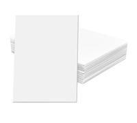 ZXBBTZ 10 PCS Hojas de Espuma Blancas A4 297 x 210 x 5mm, Tablero de Espuma Rigida, Cartón de Pluma Blanco Rectangular, PlacasEspuma de Poliestireno para Manualidades, Modelado, Arte y Exhibición