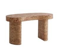 ZxbingUK-2025 Escritorio para PC Escritorio Minimalista Moderno con Superficie Curva, Mesa de Trabajo Madera Maciza 63" for Oficina en casa cajón Oculto