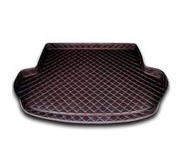 ZXBL Alfombrillas Maletero Coche para Audi A4 2005-2008,Cuero Funda Maletero Protector Antideslizante Bandeja Forro Maleteros Alfombra Accesorios,D/Black Red