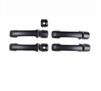 ZXBL Cubremanillas Exteriores Coche para Toyota Tundra 2007-2021, Manija Exterior de la Puerta del Coche Protección Antiarañazos en ABS Resistente, Single-Hole Handle Set 9 Pieces- Matte Black