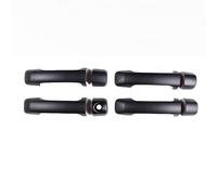ZXBL Cubremanillas Exteriores Coche para Toyota Tundra 2007-2021, Manija Exterior de la Puerta del Coche Protección Antiarañazos en ABS Resistente,Single-Hole Handle Set 8 Pieces- Matte Black
