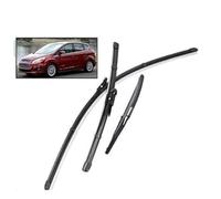 ZXBL Juego de Escobillas Limpiaparabrisas Delanteras y Traseras para BMW 1 Series F40 2019-2024, 2 Delanteras + 1 Trasera - Goma Resistente