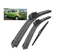 ZXBL Juego de Escobillas Limpiaparabrisas Delanteras y Traseras para Hyundai i20 PB 2008-2014, 2 Delanteras + 1 Trasera - Goma Resistente