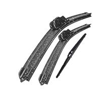 ZXBL Juego de Escobillas Limpiaparabrisas Delanteras y Traseras para Hyundai Santafe CM 2007-2012, 2 Delanteras + 1 Trasera - Goma Resistente