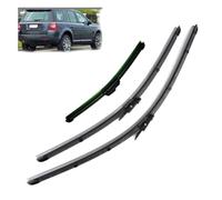 ZXBL Juego de Escobillas Limpiaparabrisas Delanteras y Traseras para Land Rover Freelander 2 2007-2014, 2 Delanteras + 1 Trasera - Goma Resistente