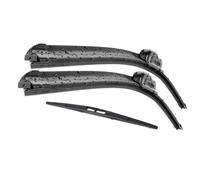 ZXBL Juego de Escobillas Limpiaparabrisas Delanteras y Traseras para Mazda CX-30 2019-2024, 2 Delanteras + 1 Trasera - Goma Resistente