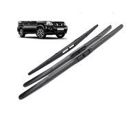 ZXBL Juego de Escobillas Limpiaparabrisas Delanteras y Traseras para Nissan X-Trail Old Model T31 2007-2013, 2 Delanteras + 1 Trasera - Goma Resistente