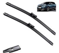 ZXBL Limpiaparabrisas para Peugeot 5008 2017-2022 2e 2e génération, Delanteros Parabrisas Accesorios para Coche Cepillos Lavadora Cepillo para Parabrisas