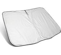 ZXBL Parasol Coche Delantero para Audi Q5 2010 2011 2012 2013 2014 2015 2016 2017, Visera para Parasol para Parabrisas de Coche Plegable Protección UV Coche Parasoles Accesorios,B-Silver