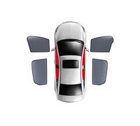 ZXBL Parasol Coche Lateral para Audi Q7 2016+, Magnético Parasol Protector Parabrisas Delantero Cortina Ventana Lateral Trasera Interior,4 PCS Front Rear