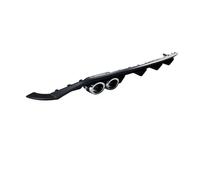 ZXBL Trasero Parachoques Difusor Labios para Polo MK6 2019+, Difusor Parachoques Trasero Chasis Trasero Difusor Coche Alerón Accesorios,C-Matte Black