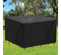 ZXBNNN Funda para Muebles de JardíN, Resitente al Polvo 600D Oxford Rectangular Fundas para Sillas de Jardin, 60x55x35cm/LxWxH Viento Anti UV Funda Protectora Mesa Exterior
