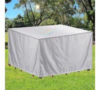 ZXBNNN Funda para Muebles de JardíN, Resitente al Polvo 600D Oxford Rectangular Fundas para Sillas de Jardin, 60x55x35cm/LxWxH Viento Anti UV Funda Protectora Mesa Exterior