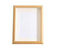 ZXCFGH Marcos de Fotos de Madera Modernos, for Colgar o Colocar sobre la Mesa, de Estilo nórdico, en tamaños A4 y A3 (6, 7, 8, 10 y 12 Pulgadas) for Arte 3D y Recuerdos.(Natural Wood,7in)