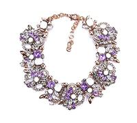 ZXCS 2021 India Declaración Gargantilla Mujeres Lujo Cristal Rhinestone Big Bib Necklace Étnico Grande