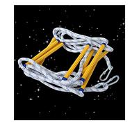 ZXCVBAS Escalera De Cuerda,Escalera De Seguridad,Escalera De Cuerda De Emergencia, Escalera De Escape De Incendios Salvavidas De Despliegue Rápido para Exteriores,3m/9.84ft