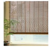ZXCVBNAS Sun-Filtering Roll Up,Cortina De Caña Natural para Ventanas,Cortina Paja Estores Bambú,Estores Romanas,persianas enrollables Interiores y Exteriores, Fácil de Instalar,W90xH300cm/36x118in