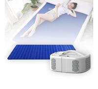 ZXCVBNMQ Colchón eléctrico refrigerado por Agua, de enfriamiento de Cama refrigerada de semiconductores de Doble núcleo, Almohadillas (160×140cm)