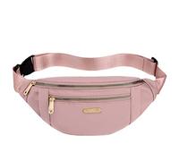 ZXCVWWE Coreano Sling Shoulder Fashion Crossbody Belt Bag Travel Bag Purse Chest Crossbody Wild Small Sport T9v8 Pouch Messenger Fashion, Pink