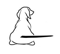 ZXCVWWE Divertida calcomanía de cola móvil de perro, calcomanía de vinilo para parabrisas de perro, calcomanías reflectantes para parabrisas de coche