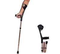 ZXCWE Muletas Plegables Axilar, Muletas Adultos, Muletas De Puño Abierto, Muletas Antideslizantes Bastón Ajustable Walking Stick para Ancianos como Regalo