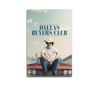 ZXCYGSAM Póster decorativo de la película Dallas Buyers Club, lienzo decorativo para pared e imagen artística moderna para decoración de dormitorio familiar, 30 x 45 cm