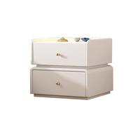 ZXDGsdrdtW Mesita de Noche, Mesita De Noche Al Lado La Mesa Mesas Auxiliares for Dormitorio(White,45x40x45cm)