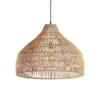 ZXDTVFGN Lámpara Colgante de Cuerda de cáñamo de ratán costero Bohemio, lámpara Colgante de Techo rústica de Tejido Grande, iluminación de Mediados de Siglo para Cocina, Isla, Come