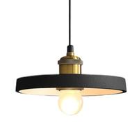 ZXDTVFGN Lámpara de Techo con Rosca E27, lámpara de araña con Personalidad Francesa, lámpara Colgante Minimalista de Metal, lámpara Decorativa para Estudio, barbería, Club de Ocio,