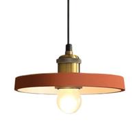 ZXDTVFGN Lighting - Lámpara de Techo con Rosca E27, Estilo francés, lámpara Colgante Minimalista de Metal, Ideal para Estudio, barbería, Club de Ocio, Sala de Estar Moderna, Crista