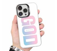 ZXDZSW Estuche for teléfono a Prueba de Golpes con patrón Dios Tiene un Plan for ti, Estuche con diseño de Cita Cristiana de Jesús for iPhone 17/16/15/14/13/12/11 Pro MAX,(Black,For 13)