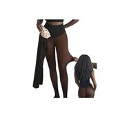 ZXDZSW Nueva Banda de compresión y opción de una Sola Costura en Las Mallas Originales con Forro Polar Magic, Moldeadoras de Cintura for Mujer Que Mantienen el Calor(Bronze,XS-S)