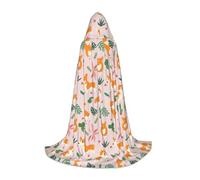 ZXERTG Capa con capucha con estampado de corgi de tamaño pequeño para disfraces de Halloween, perfecta para mago, vampiro, parca y más cosplay