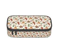 ZXERTG Cowboy Ride Horse - Estuche de tela Oxford para lápices, multifuncional, perfecto para oficina y viajes, Black, Talla única, Neceser de maquillaje