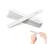 ZXfad 12 pcs Juego de Limas de uñas Profesionales, Limas de uñas Lavables de Doble Cara de Grano 180/240, Adecuadas Para Peluquerías y Cuidados de Mascotas.