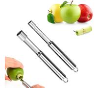 ZXfad 2pcs Descorazonadores y Peladores de Manzanas, 2 Tamaños (1.4 cm, 2 cm), Adecuados Para el Hogar y la Cocina, Frutas y Verduras