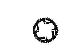 ZXFdgWS Platos para Bicicletas Plato de Bicicleta MTB, 24T, 26T, 28T, 32T, 38T, 42T, 44T, Doble o Triple Velocidad, Juego bielas for montaña(9S 104BCD-44T)