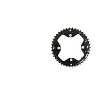 ZXFdgWS Platos para Bicicletas Plato de Bicicleta MTB, 24T, 26T, 28T, 32T, 38T, 42T, 44T, Doble o Triple Velocidad, Juego bielas for montaña(10S 104BCD-42T ST)