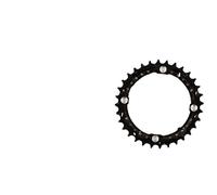 ZXFdgWS Platos para Bicicletas Plato de Bicicleta MTB, 24T, 26T, 28T, 32T, 38T, 42T, 44T, Doble o Triple Velocidad, Juego bielas for montaña(9S 104BCD-32T)