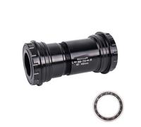 ZXFdgWS Soportes Inferiores para Platos De Bicicleta Soportes Inferiores B24mm, Adaptador De Rodamiento Cerámica For Bicicleta, Sello Silicona Dual For Eje(BB30sh Ceramic BK)